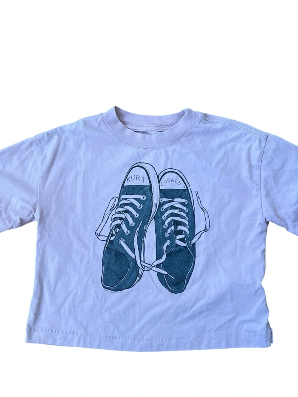 GAP Pink Tee with Navy Sneaker Illustration